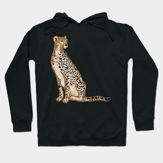 Cheetah Hoodie by LetsBeginDesigns